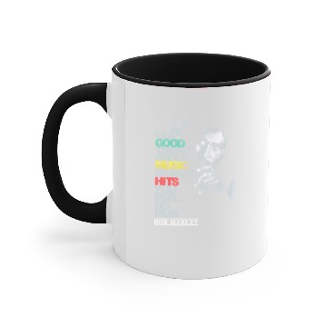 Discover Bob Marley Good Music Hits Accent Mugs