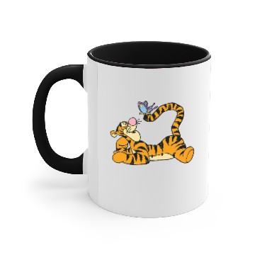 Discover Disney Tigger with Butterfly Baseball Jackets Accent Mugs