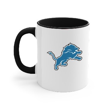 Discover Detroit Lions LOGO Accent Mugs