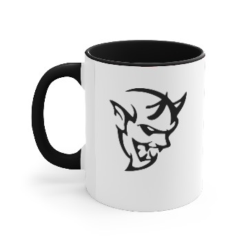 Discover Demon Logo Accent Mugs