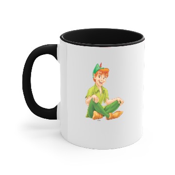 Discover Peter Pan Sitting Down Accent Mugs