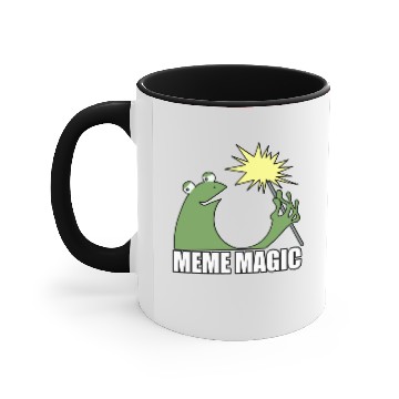 Discover Meme Magic Accent Mugs