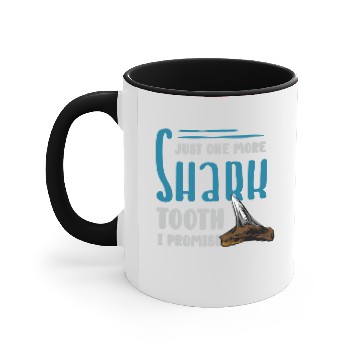 Discover shark, shark teeth, shark teeth, Accent Mugs