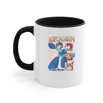 Discover Mega Man The Blue Bomber Gaming Accent Mugs