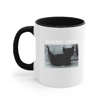 Discover Playboi Carti Cat Kitty Kitten Accent Mugs Merch