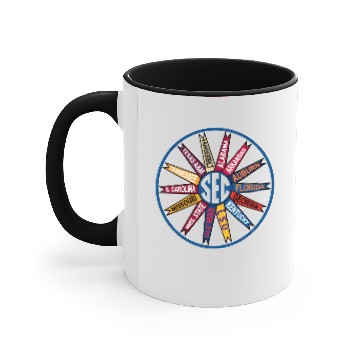 Discover Southeastern Conference Team Accent Mugs