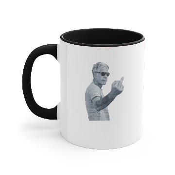 Discover Anthony Bourdain Cool Accent Mugs