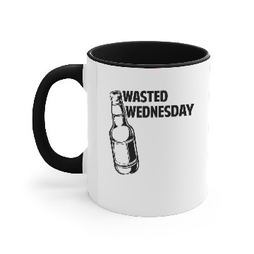 Discover Wasted Wednesday Accent Mugs