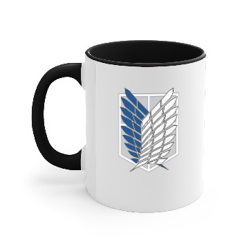 Discover Attack on Titans Recon Corps Logo Accent Mugs
