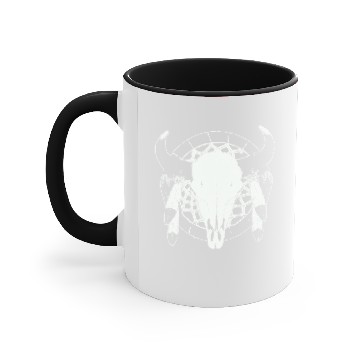 Discover Buffalo skull Accent Mugs