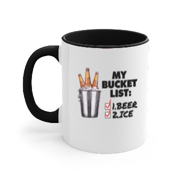Discover My Bucket List Accent Mugs