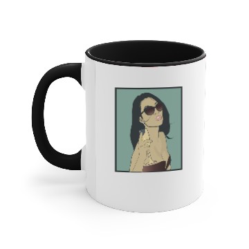 Discover Champagne-sexy-lady Accent Mugs