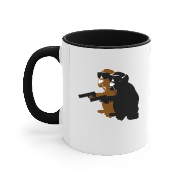 Discover pulp fiction monkey Accent Mugs