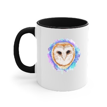 Discover Colored barn owl Accent Mugs
