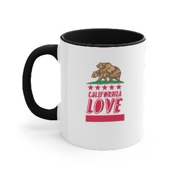 Discover california Accent Mugs