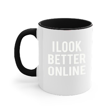 Discover i look better online Accent Mugs