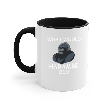 Discover What Would Harambe Do? Accent Mugs