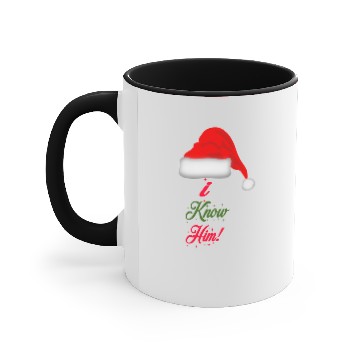 Discover Elf Quote - I Know Him! Accent Mugs