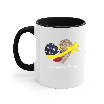 Discover Marine Corps - Deployment Strong Accent Mugs