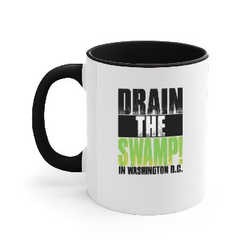 Discover DRAIN THE SWAMP Accent Mugs