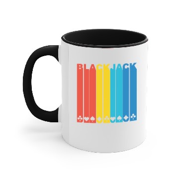 Discover Playing Card Suits Blackjack Accent Mugs