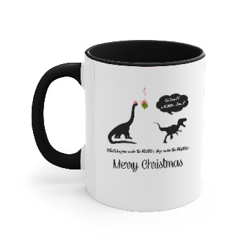 Discover MISTLETOE FUNNY X'MAS Accent Mugs