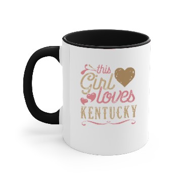 Discover This Girl Loves Kentucky Accent Mugs