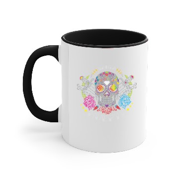 Discover Santa Muerte Accent Mugs