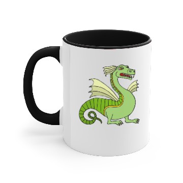 Discover Green Chinese Dragon Accent Mugs