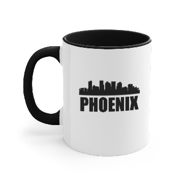 Discover Phoenix AZ Skyline Accent Mugs