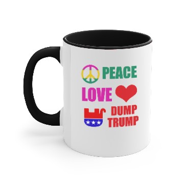 Discover Anti Trump designs Accent Mugs