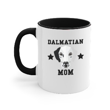 Discover Dalmatian Mom Dog Owner Accent Mugs