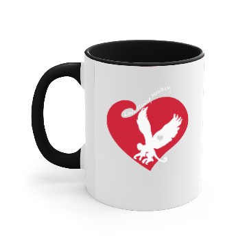 Discover Love Flying Monkey Accent Mugs