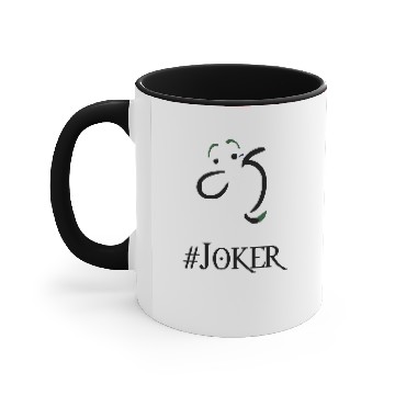 Discover joker Accent Mugs