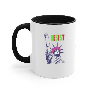 Discover Trump Resist Accent Mugs