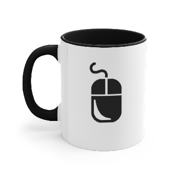 Discover computer mouse nerd Accent Mugs