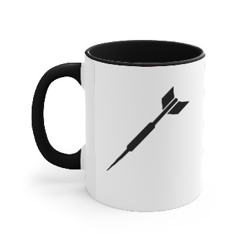 Discover dart championship game Accent Mugs
