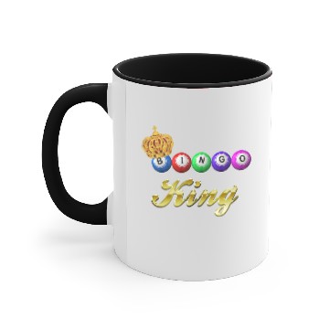 Discover Bingo King Accent Mugs