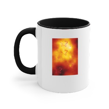 Discover stars in hellfire Accent Mugs