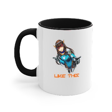 Discover Overwatch Dva Accent Mugs