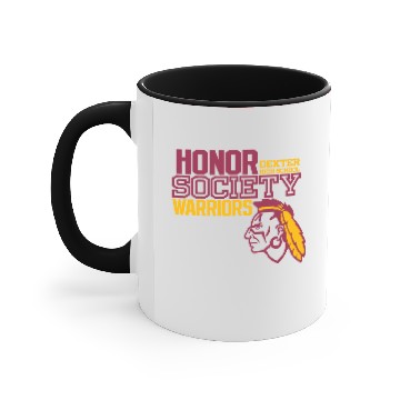 Discover Honor Society Dexter High School Warriors Accent Mugs