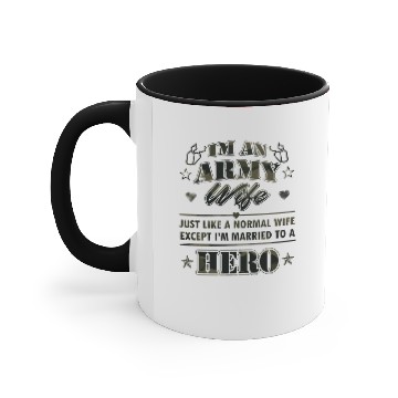 Discover Army Wife Accent Mugs