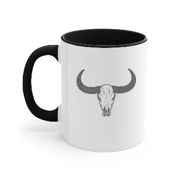Discover buffalo skull Accent Mugs