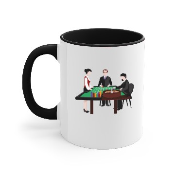 Discover roulette Accent Mugs