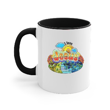 Discover I Love Jesus Accent Mugs