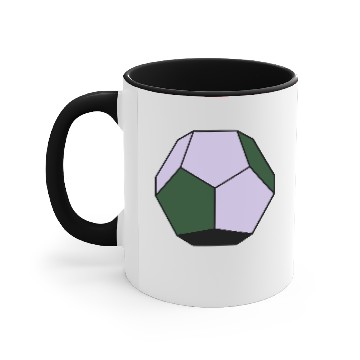 Discover platonic solid Accent Mugs