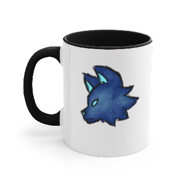 Discover Galaxy Wolf Accent Mugs