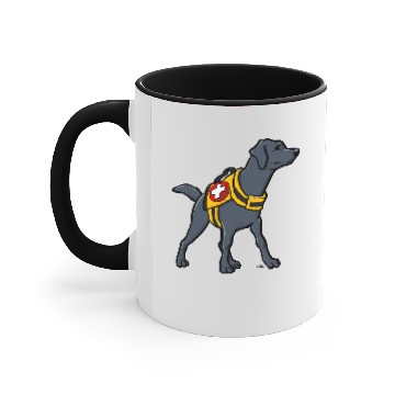 Discover Labrador Rescue Dog Accent Mugs