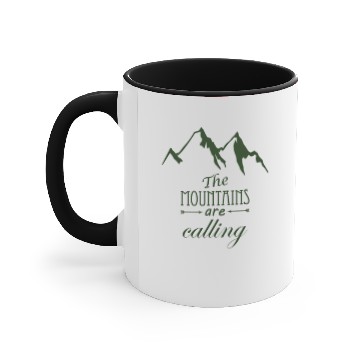 Discover the mountains are calling Accent Mugs