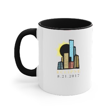 Discover Total solar eclipse Accent Mugs